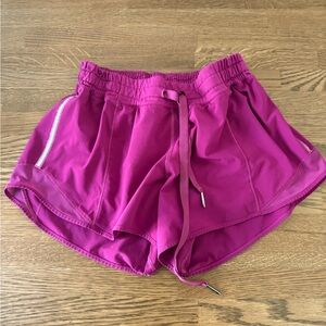 lululemon athletica Women's Magenta Athletic Drawstring Shorts size 6